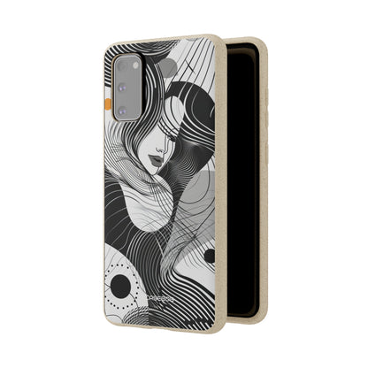 Fluid Noir Rhythm | Biodegradable Phone Case