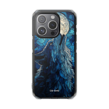 Wolf Howls Moonlight iPhone Case - Impact