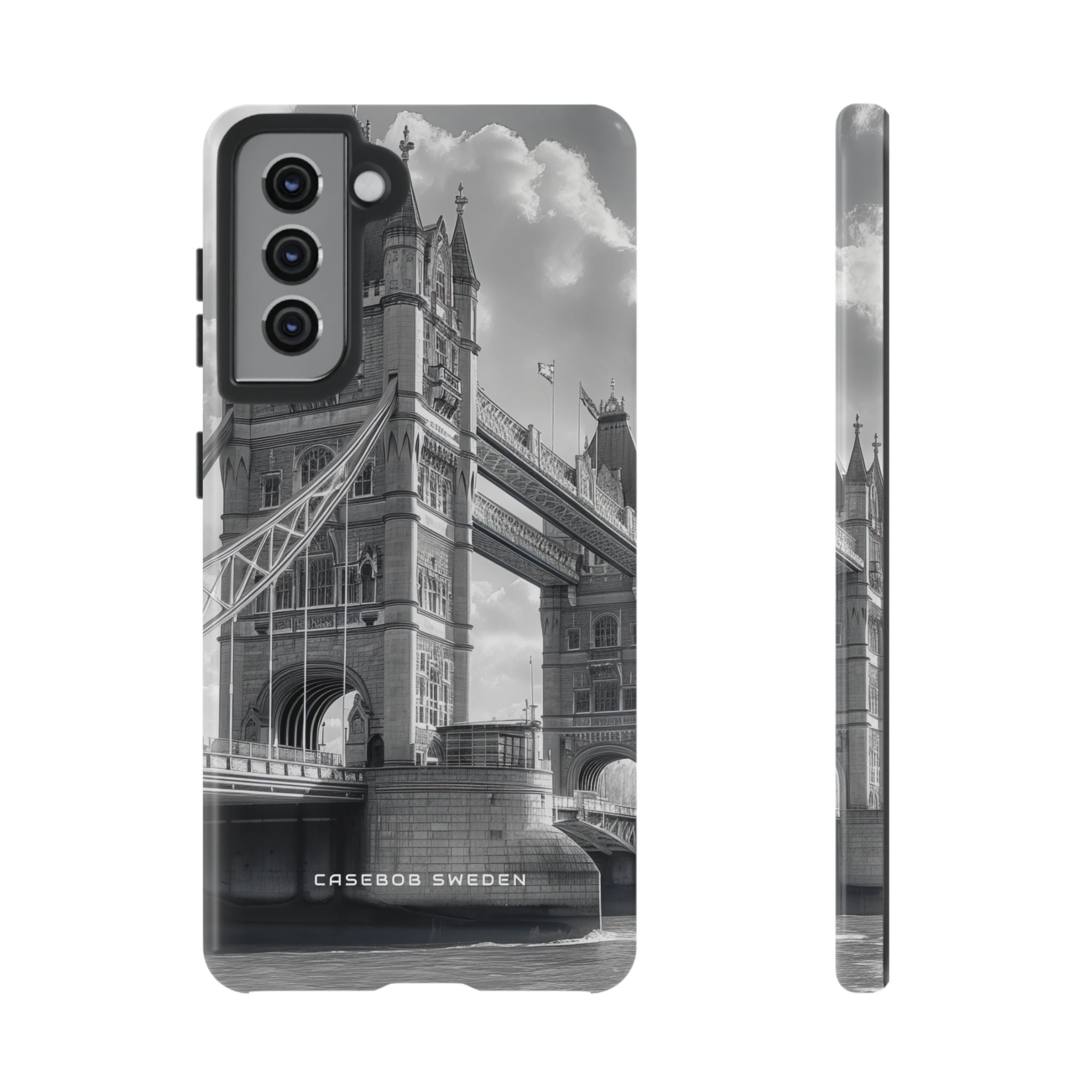 Tower Bridge Monochrome Architecture Study  Samsung S21 - Tough Phone Case