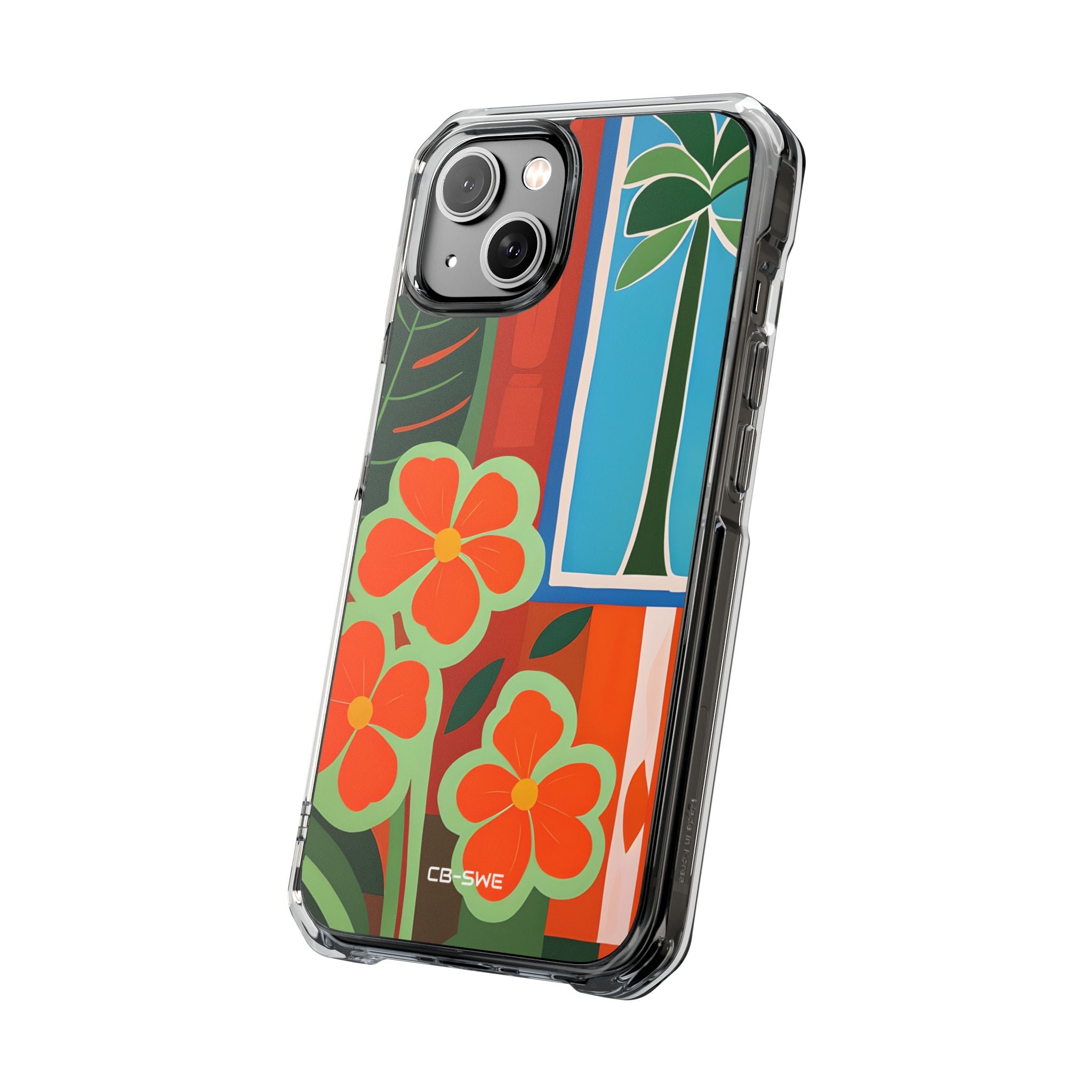 Tropical Geometry Harmony iPhone Case - Impact