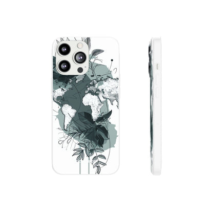 Botanical Cartography | Flexible Phone Case for iPhone