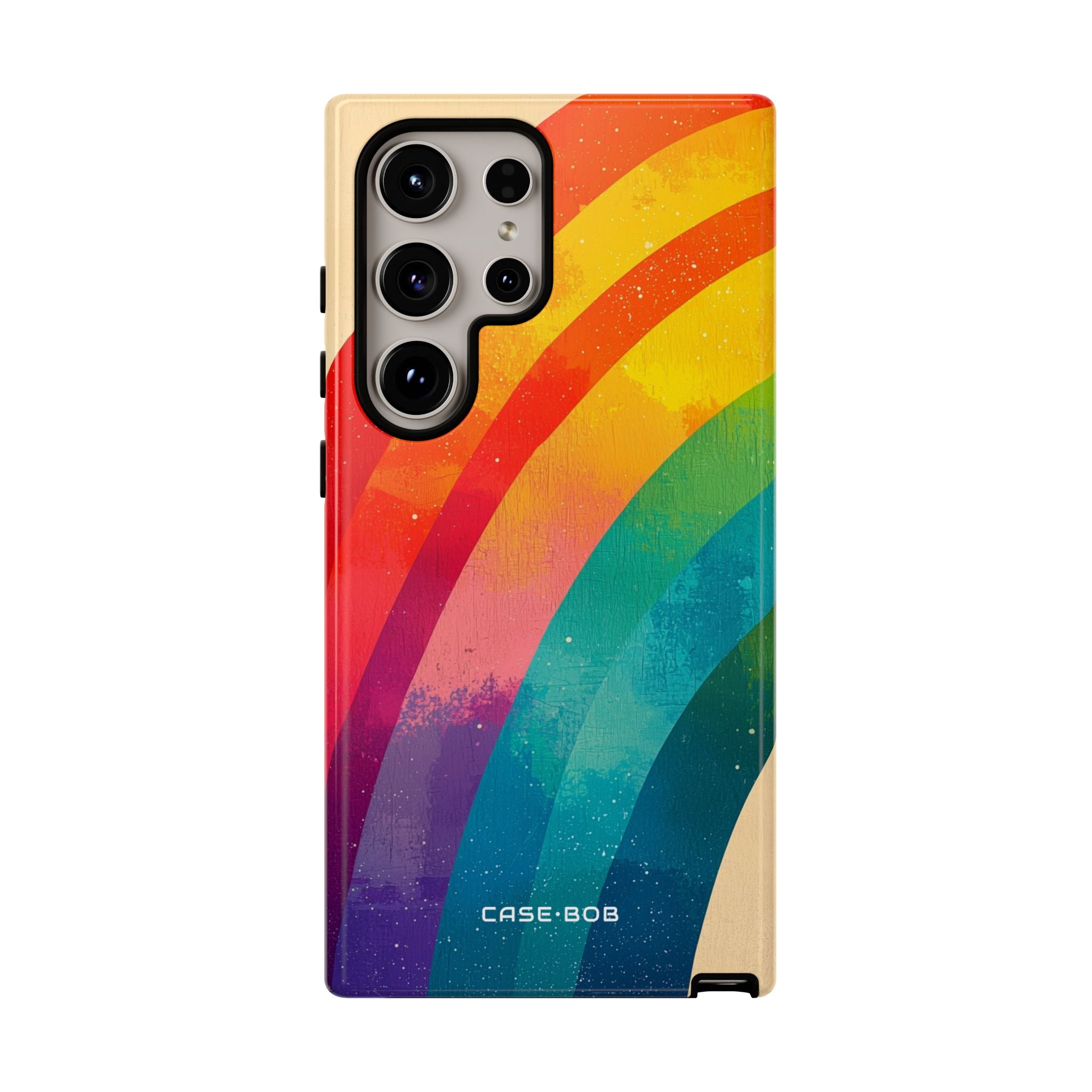 Textured Rainbow Arc Samsung S24 Ultra Case - Tough