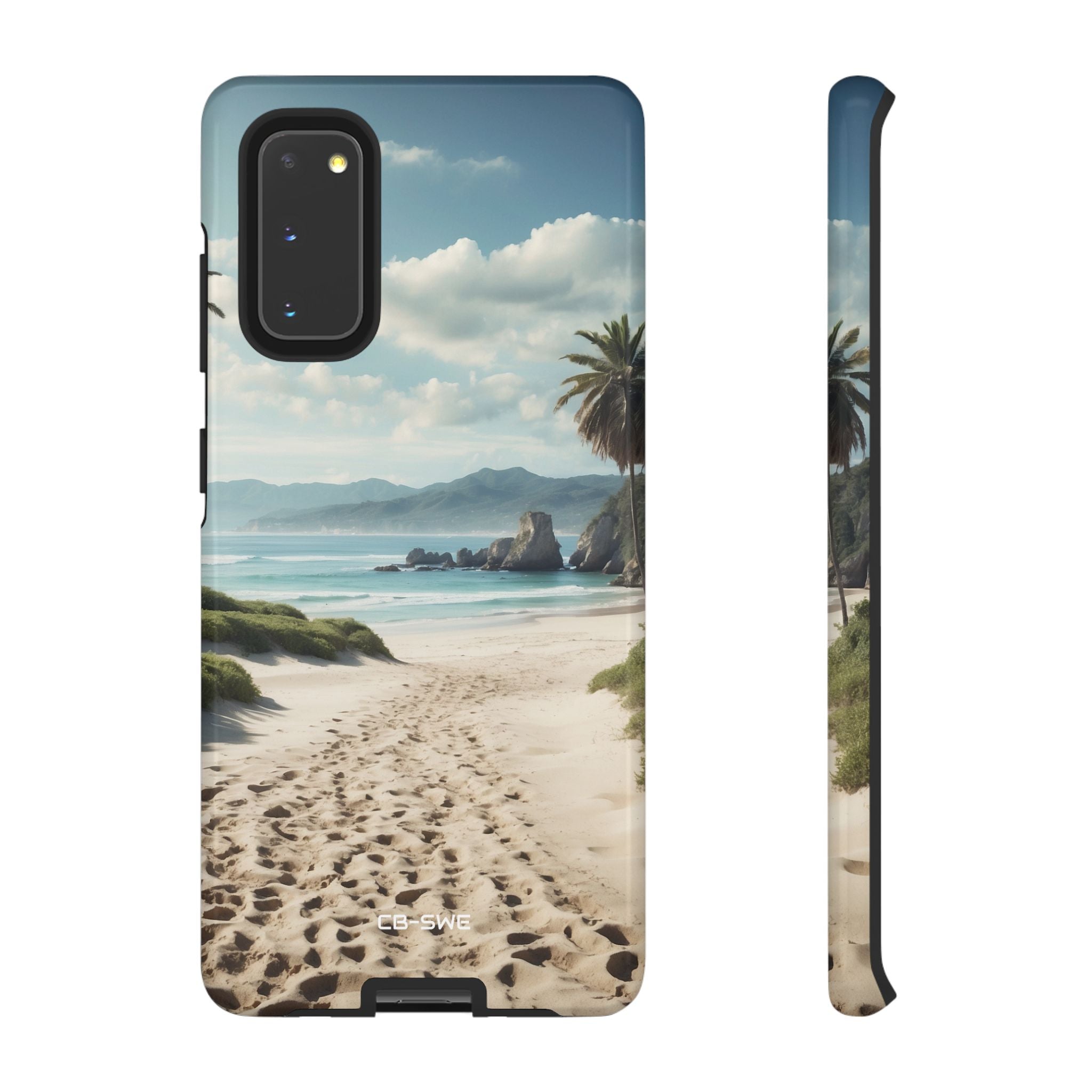Footprints Trace Sand - Samsung Case