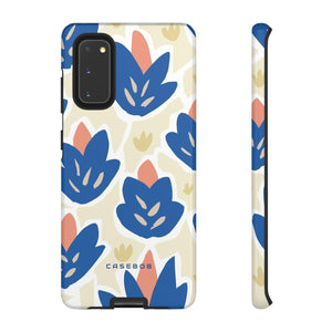 Blue Happy Flower - Protective Phone Case