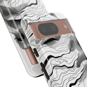 Topographic Serenity | Protective Phone Case for Google Pixel