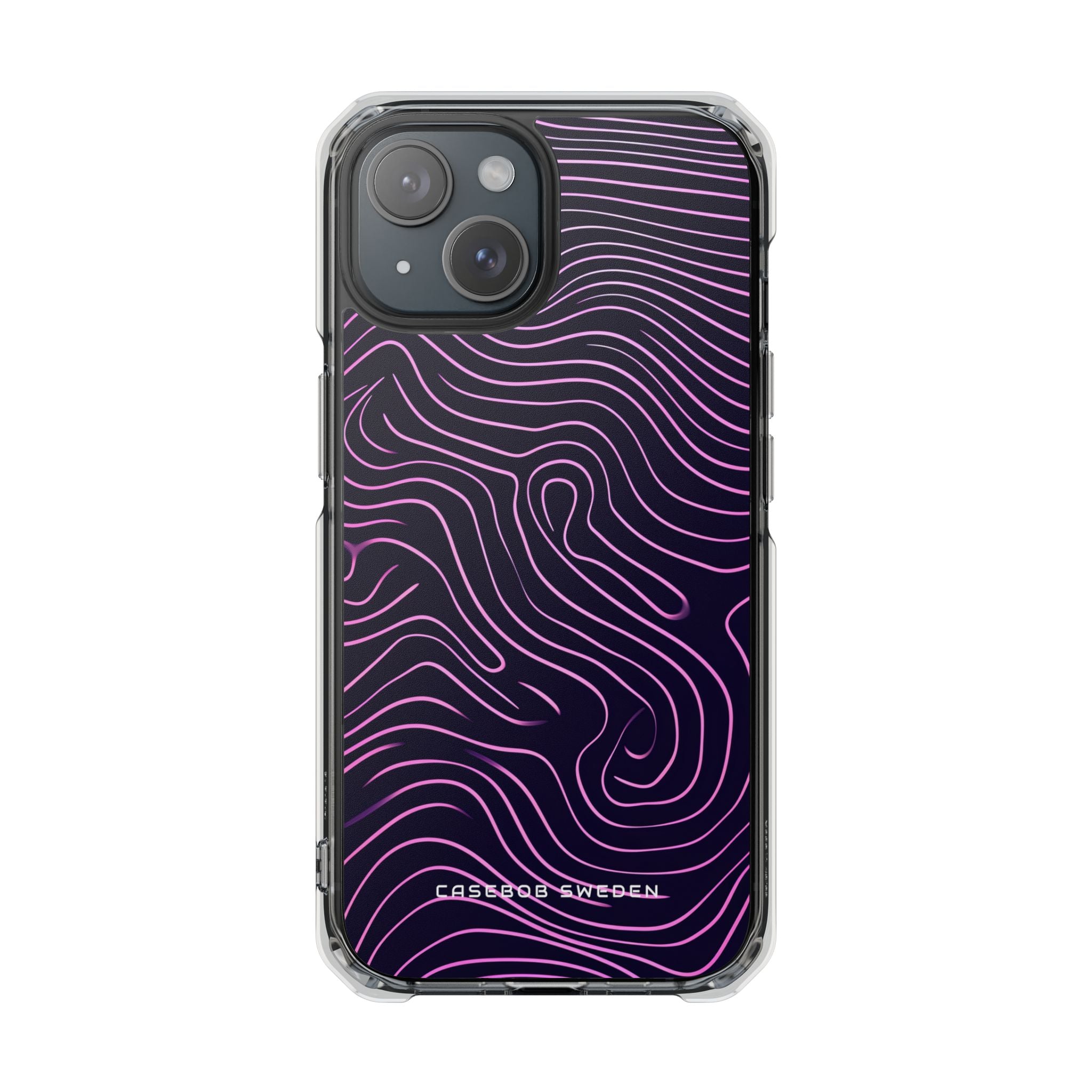 Contour Waveflow iPhone 15 - Clear Impact Phone Case