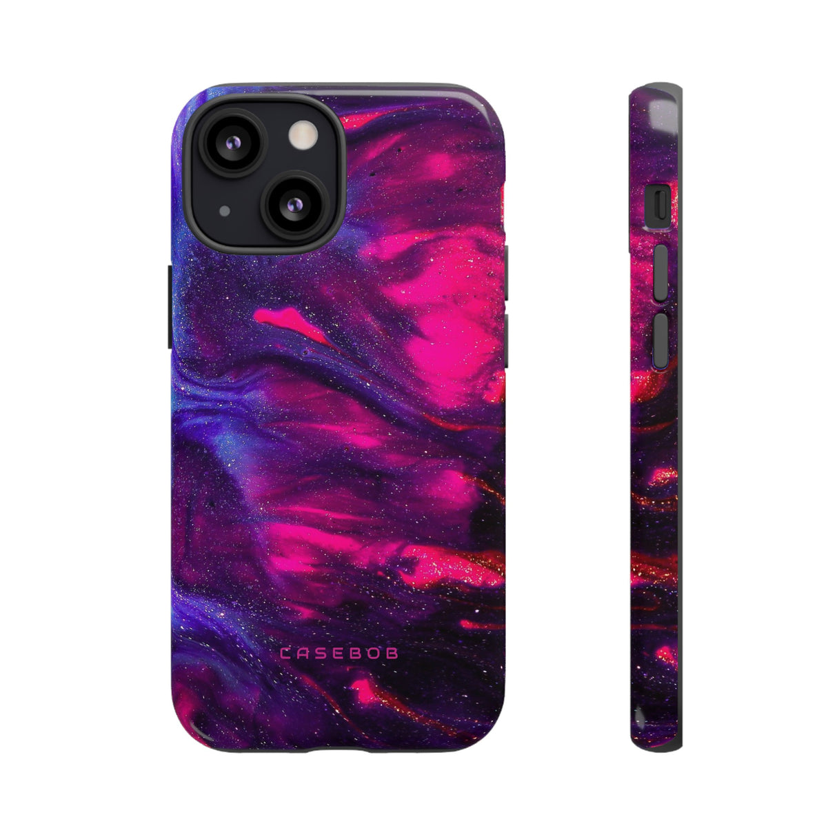 Deep Purple Ink Art - Protective Phone Case