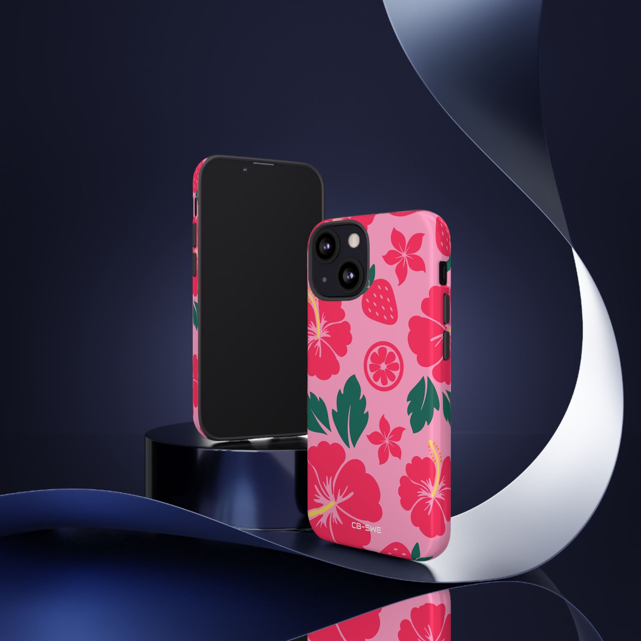 Tropical Hibiscus Harmony - iPhone Case