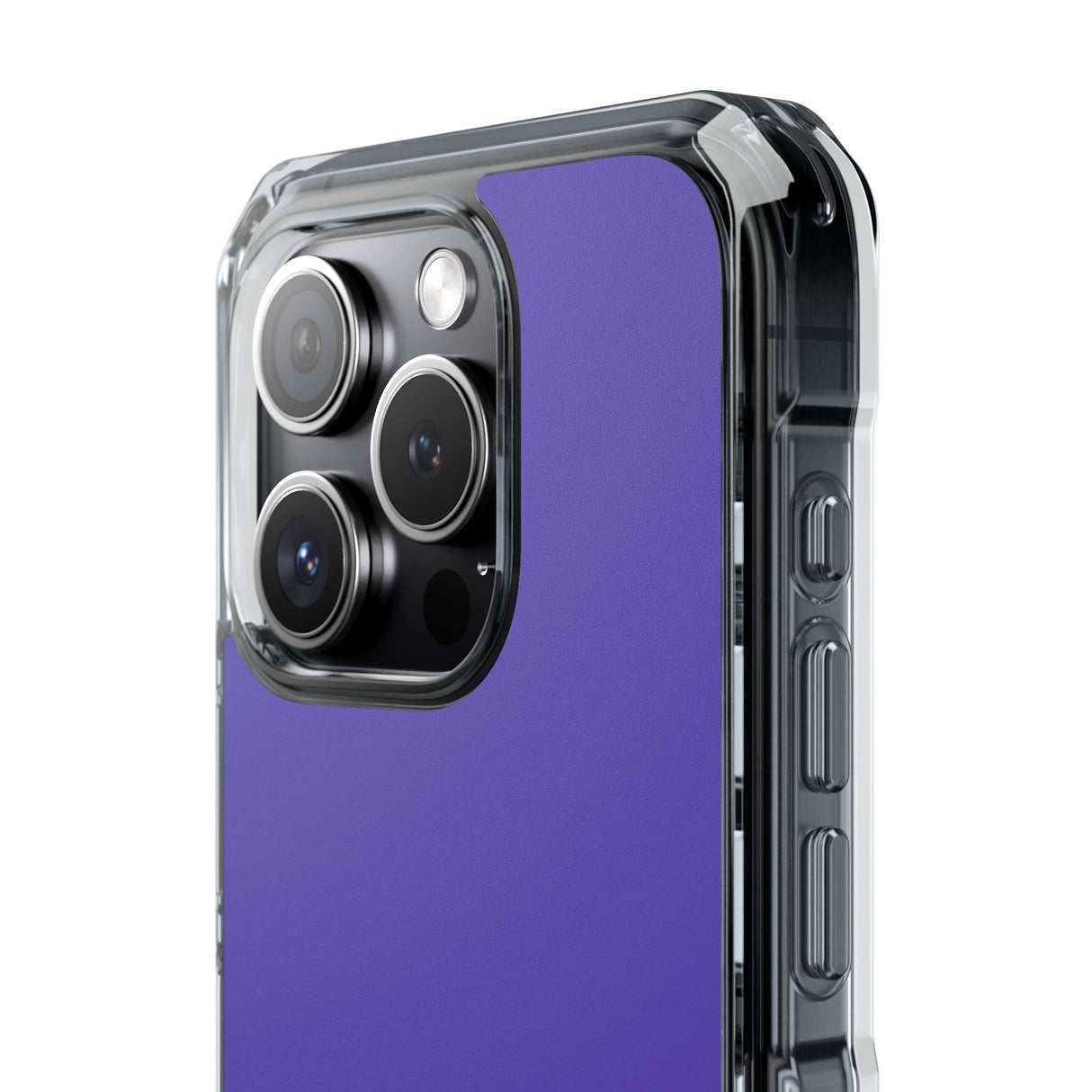 Plump Purple | Handyhülle für iPhone (Clear Impact Case – magnetisch) 