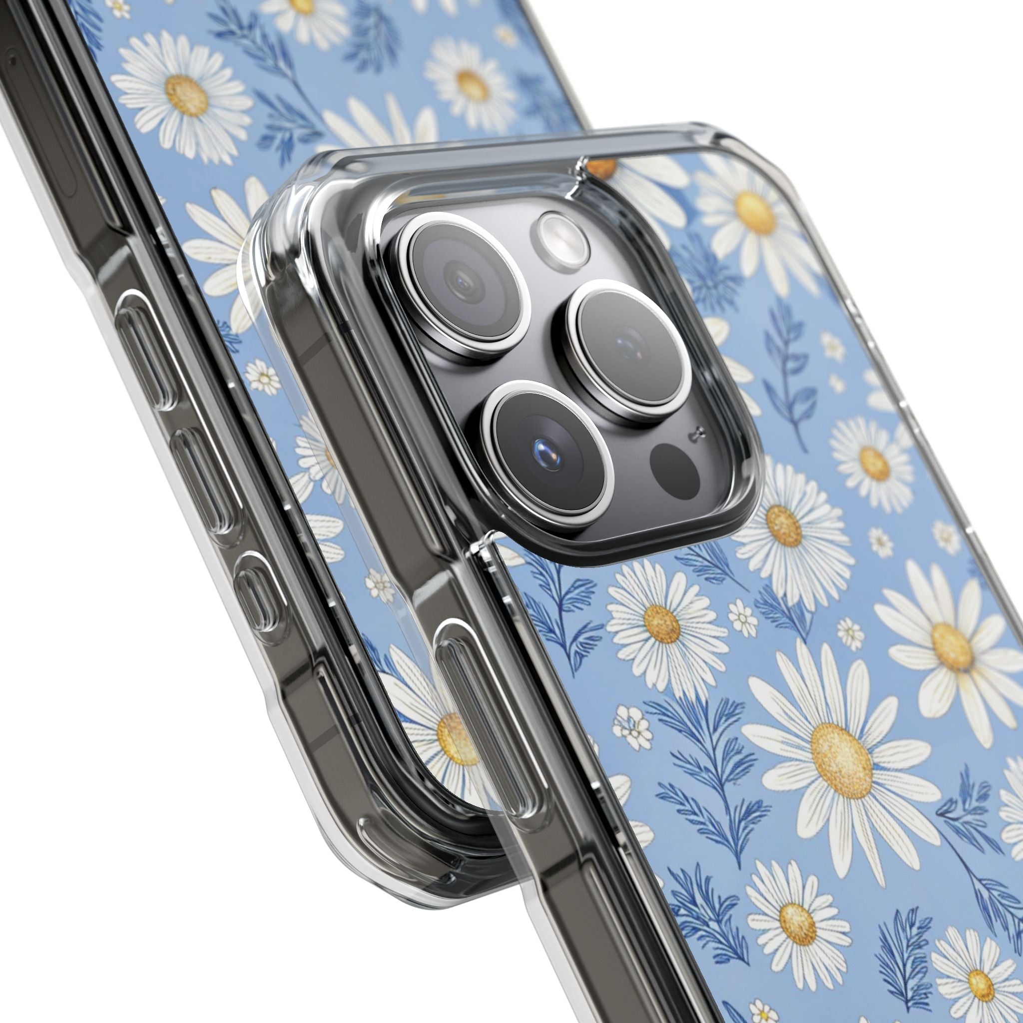 Daisies On Blue iPhone Case - Impact
