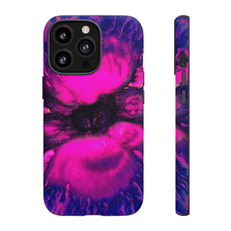 Deep Pink Ink Art iPhone Case (Protective) iPhone 13 Pro Matte Phone Case