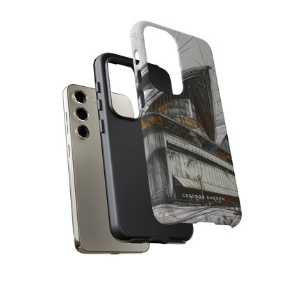 Architectural Curves in Line Formation Samsung S23 - Tough Phone Case