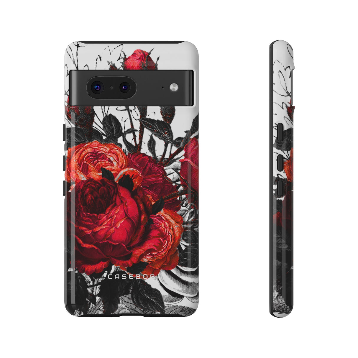 Serarose Gothic Flower - Protective Phone Case