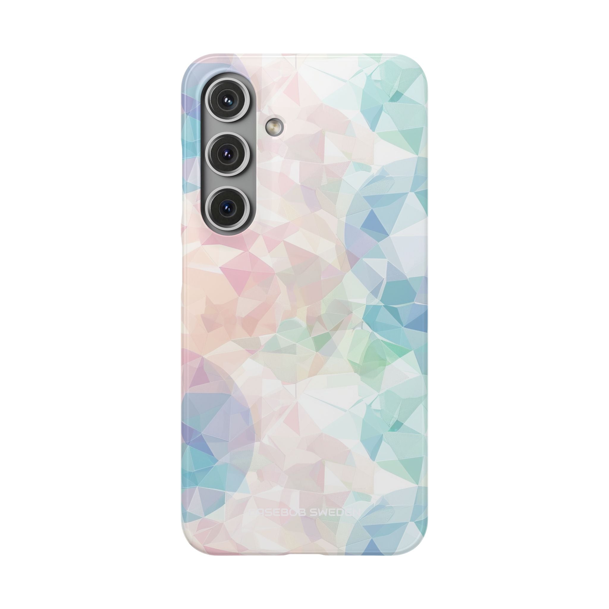 Pastel Geometry Background - Slim Samsung S24 Phone Case