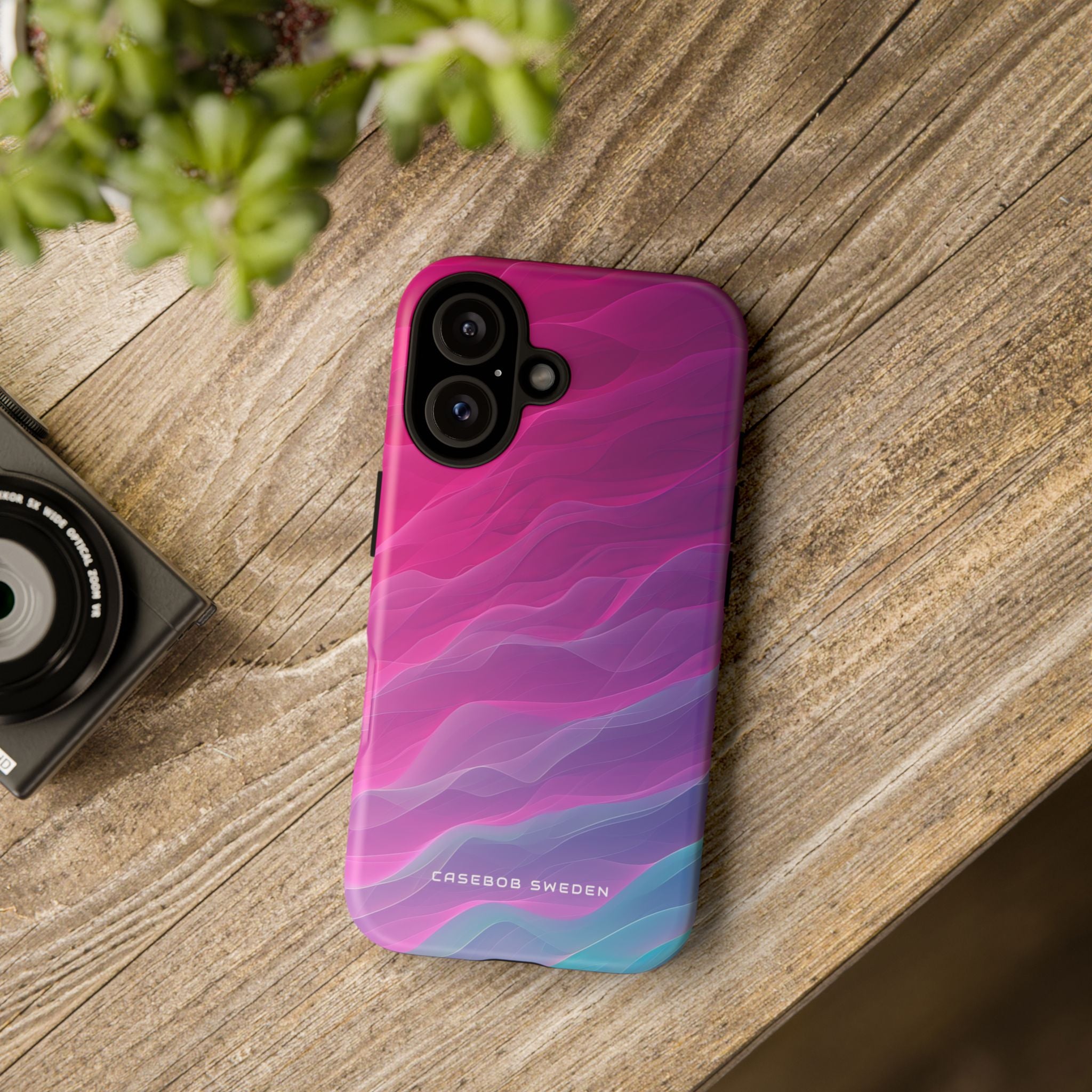 Gradient Oceanflow Waves iPhone 16 - Tough Phone Case