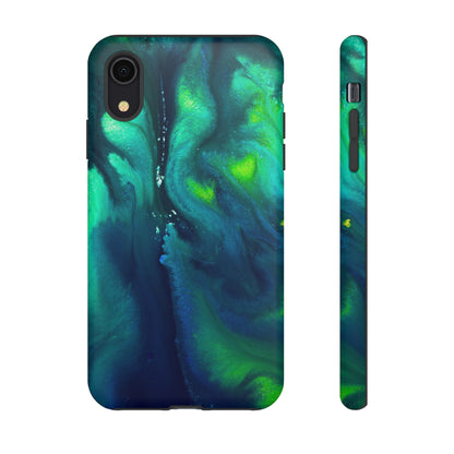 Northen Light Ink Art iPhone Case (Protective) iPhone XR Matte Phone Case