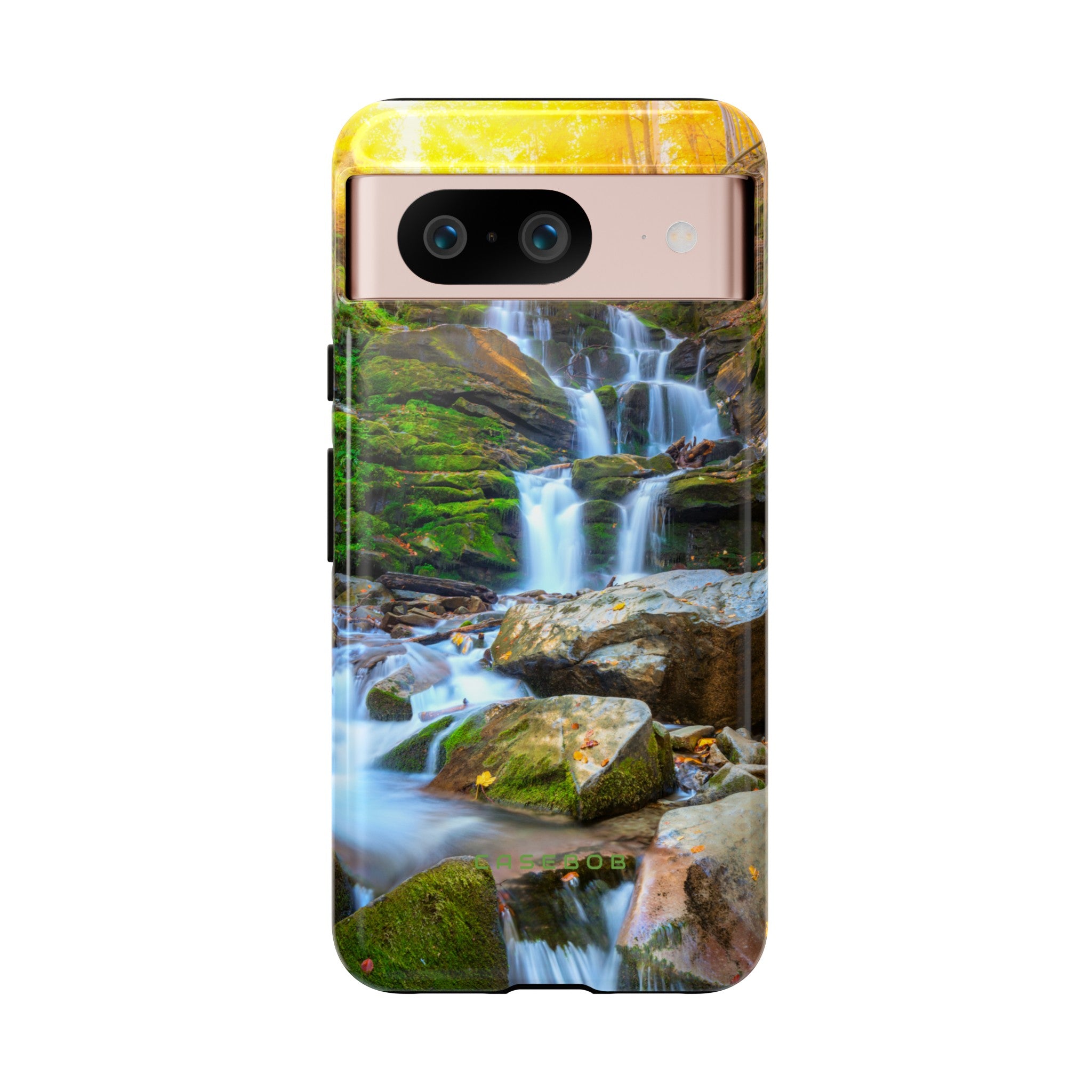 Autumn Mountain Waterfall - Protective Phone Case