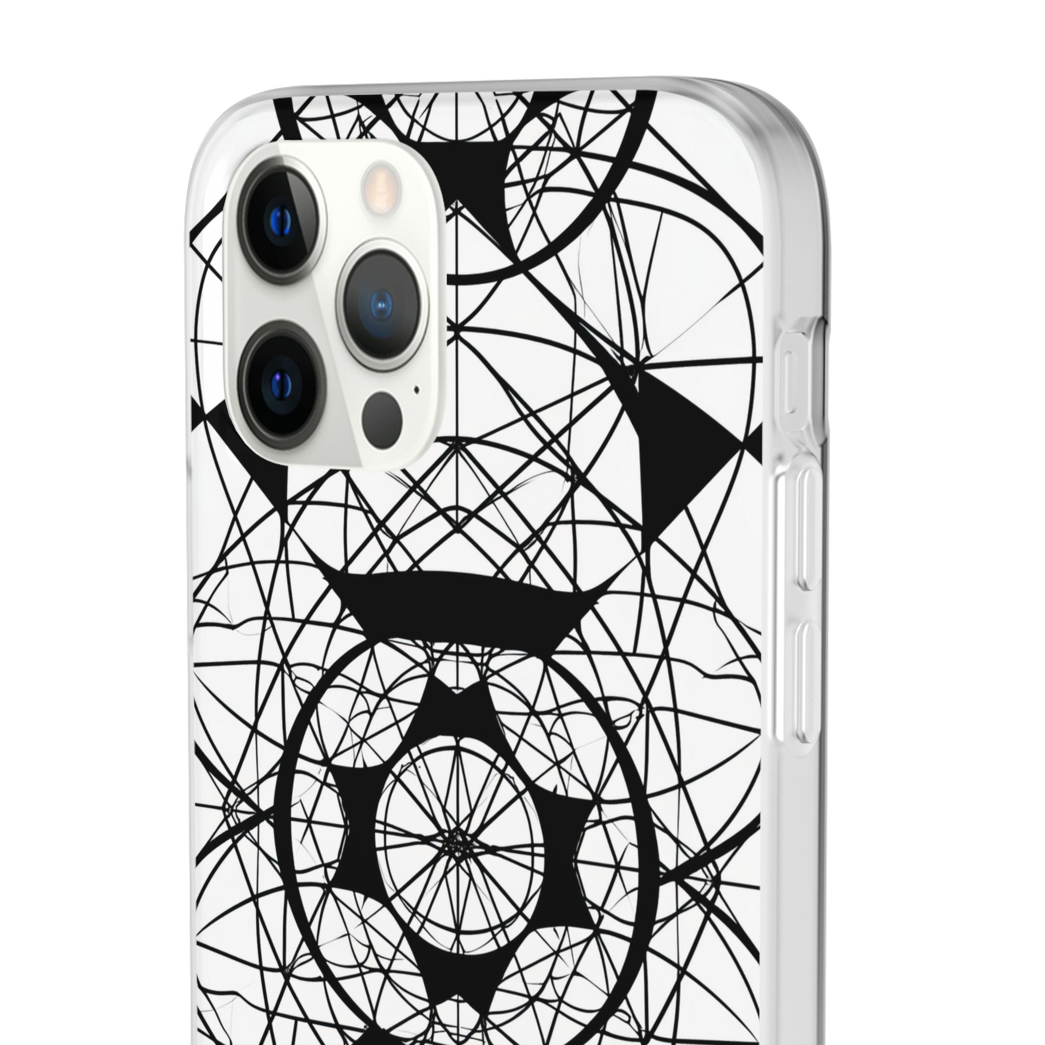 Geometric Hypnosis | Flexible Phone Case for iPhone