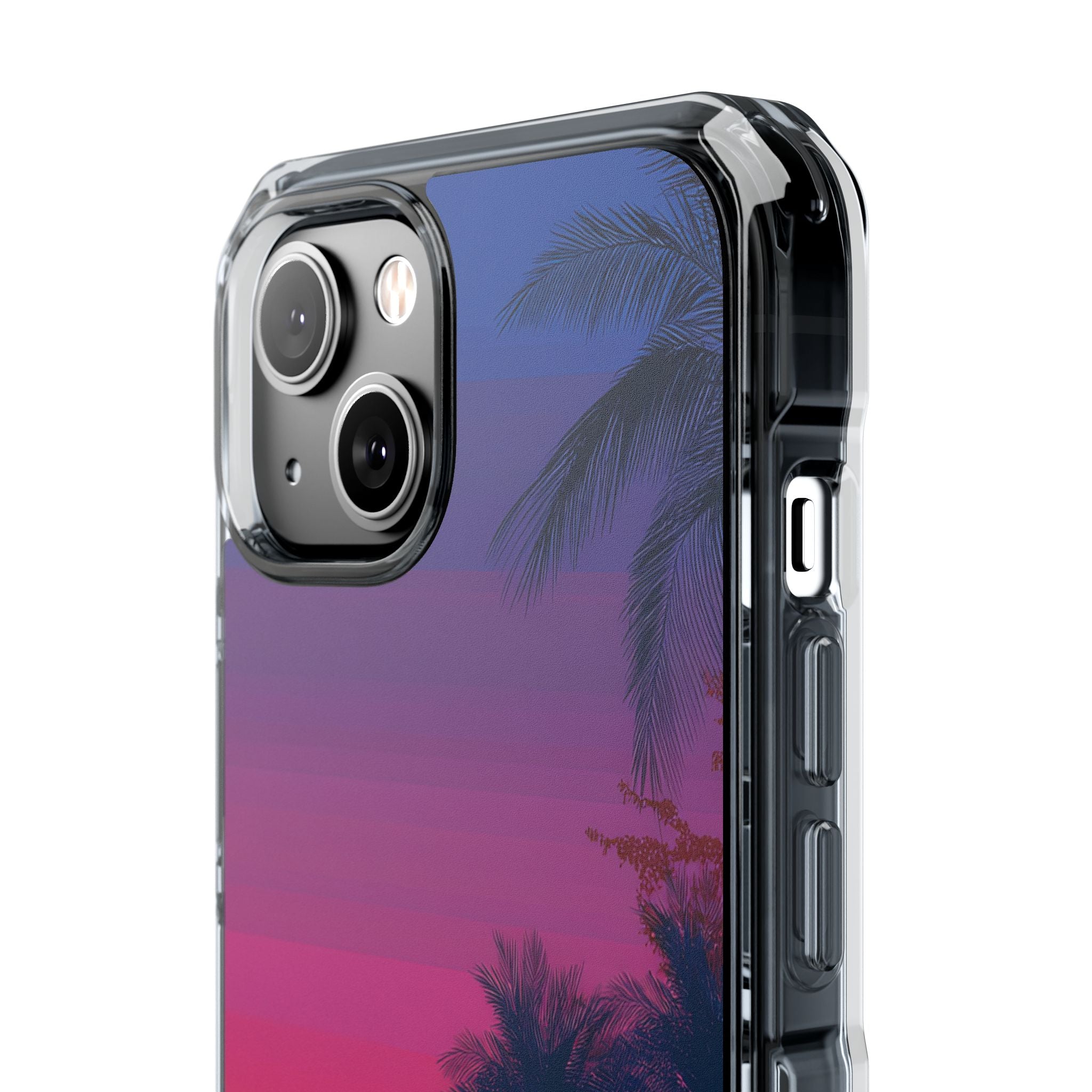 Tropical Sunset Silhouettes iPhone Case - Impact