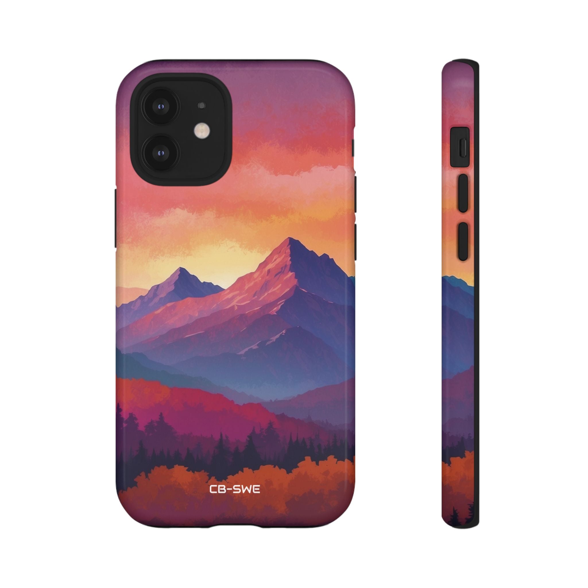Mountain Peaks Rise - iPhone Case