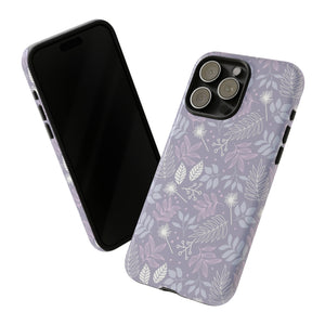 Purple Mona Leaf - Protective Phone Case