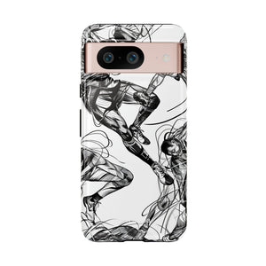 Dynamic Athletic Surrealism | Protective Phone Case for Google Pixel