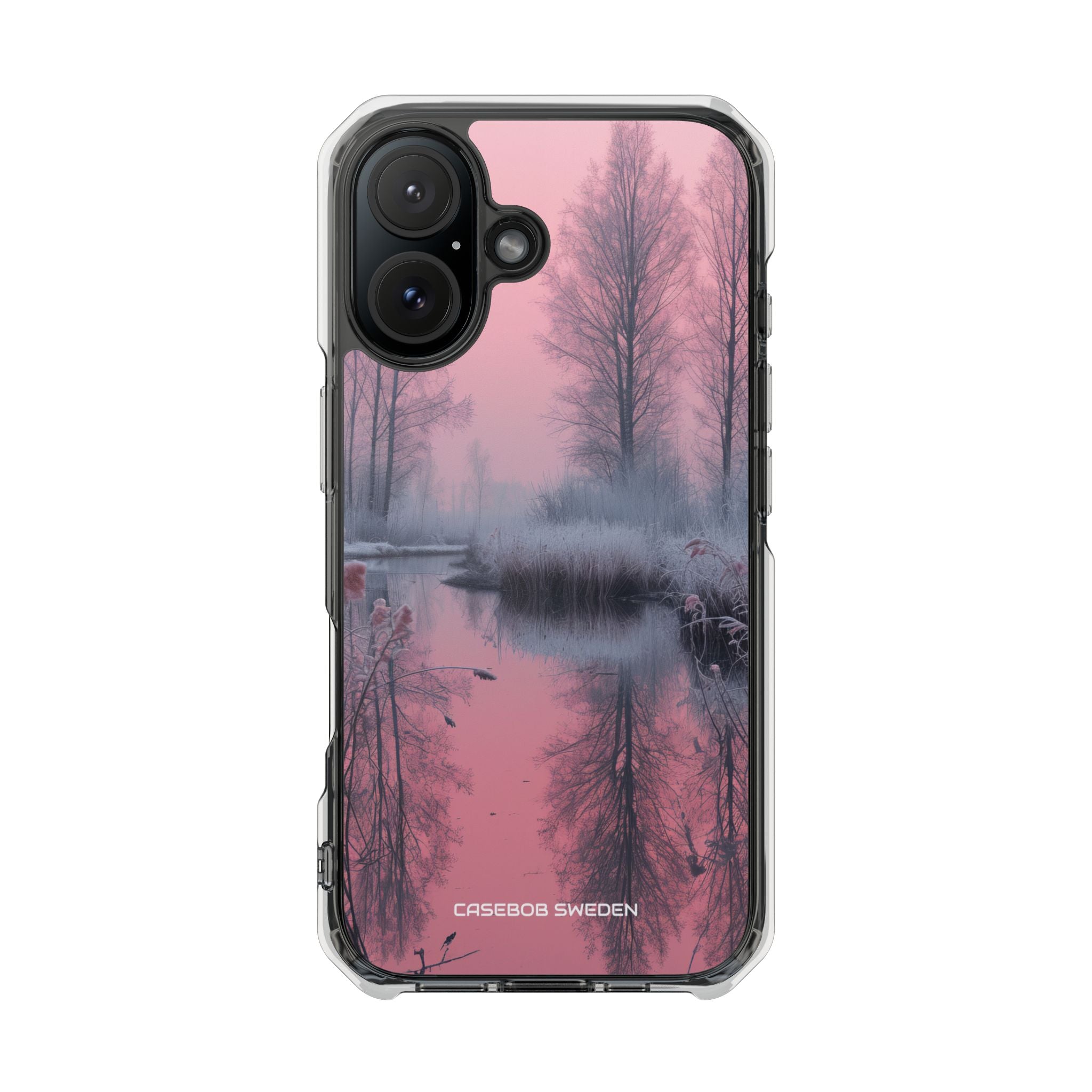 Pink Serenity Case - Clear Impact iPhone 16 Phone Case