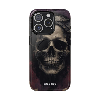 Gothic Skull Crown iPhone 15 Pro Case - Tough+