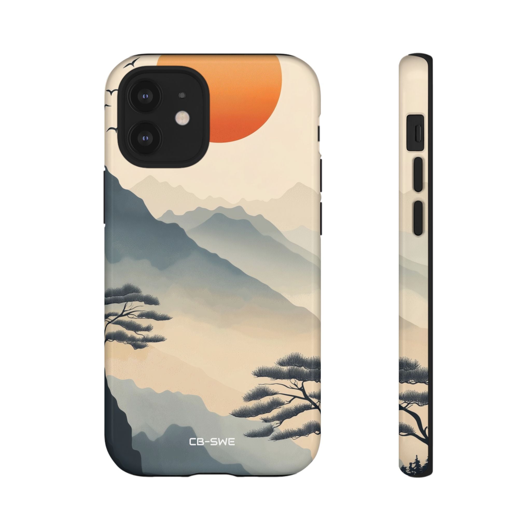 Mountains Embrace Sun - iPhone Case