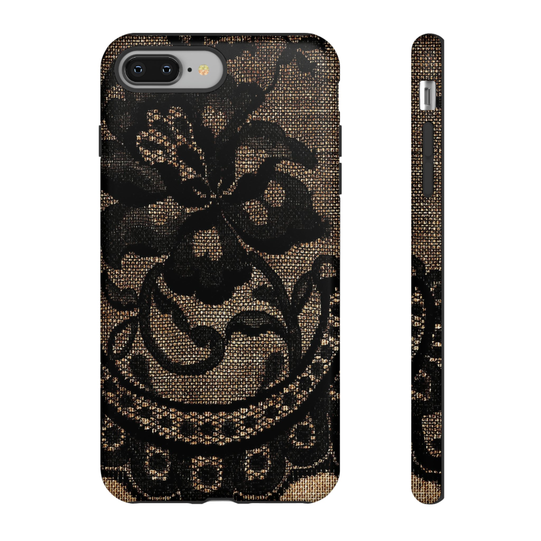 Broomrose Gothic Flower - Protective Phone Case