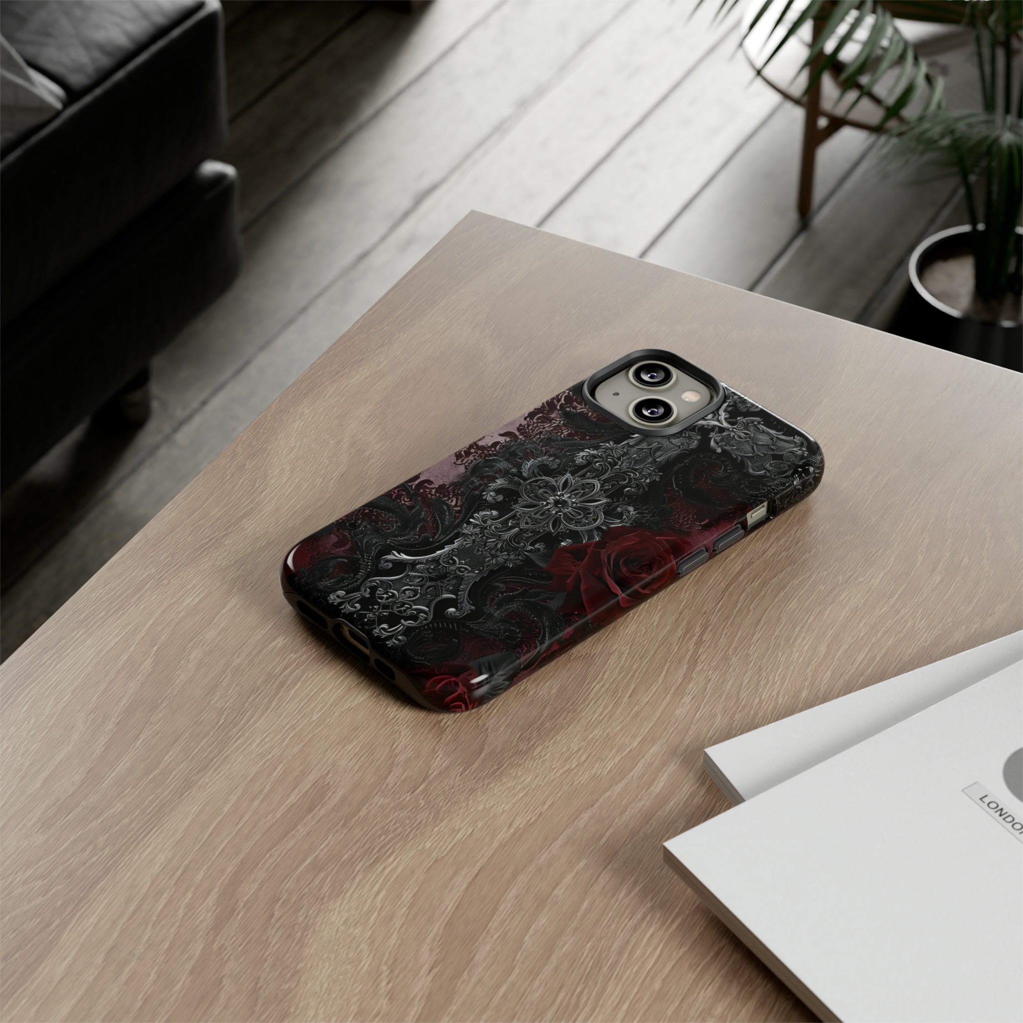 Lace and Velvet Gothic - Protective Phone Case