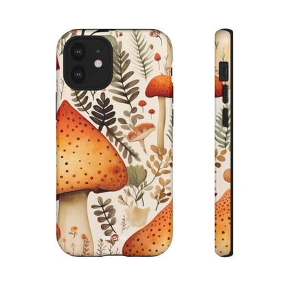 Mushrooms Sprout Cheerfully - iPhone Case