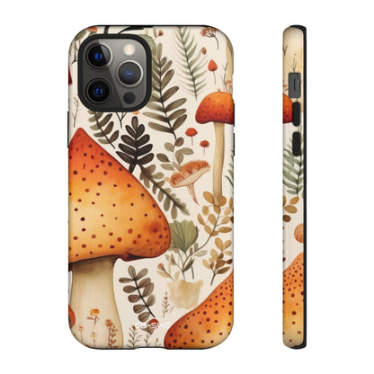 Mushrooms Sprout Cheerfully - iPhone Case