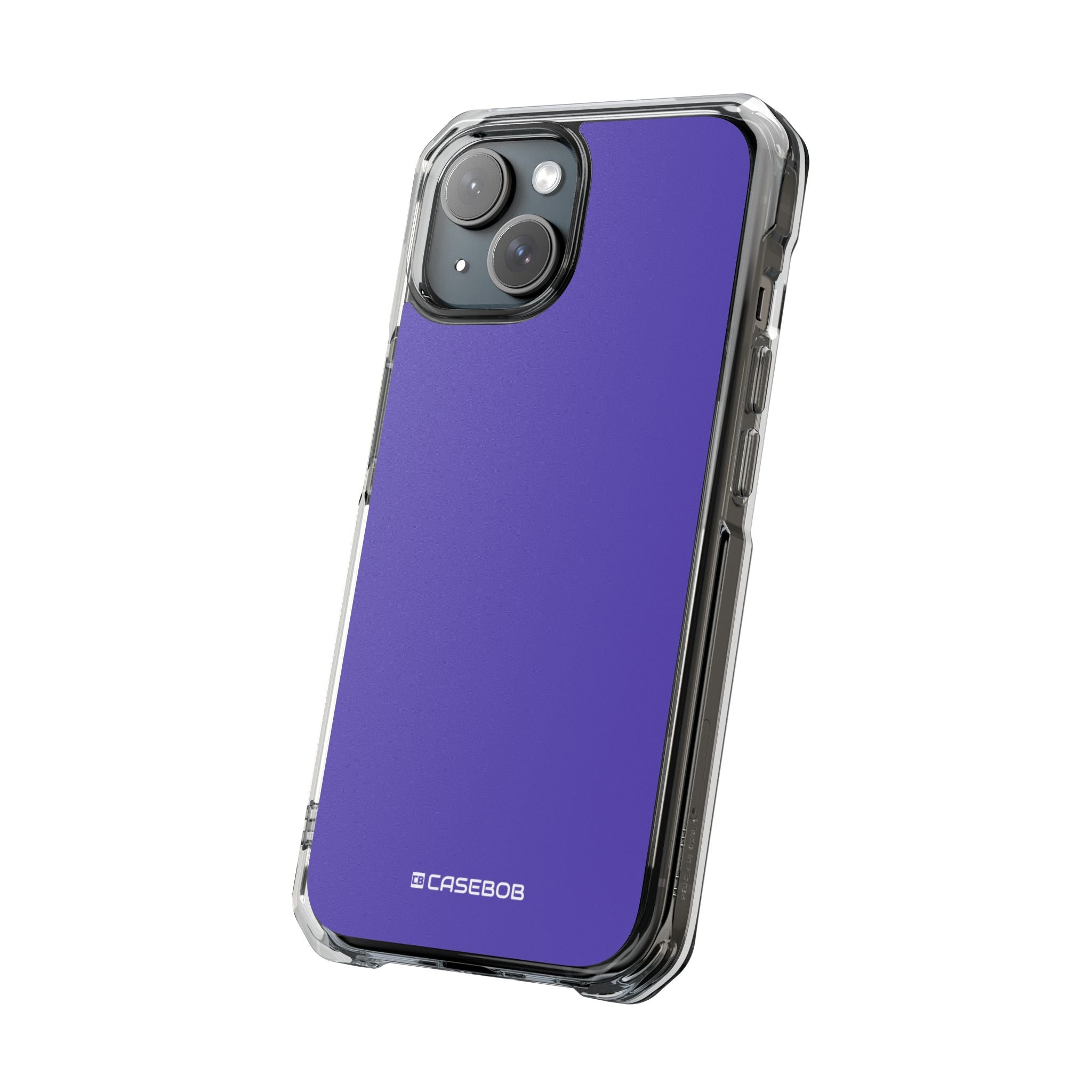 Plump Purple - Clear Impact Case for iPhone