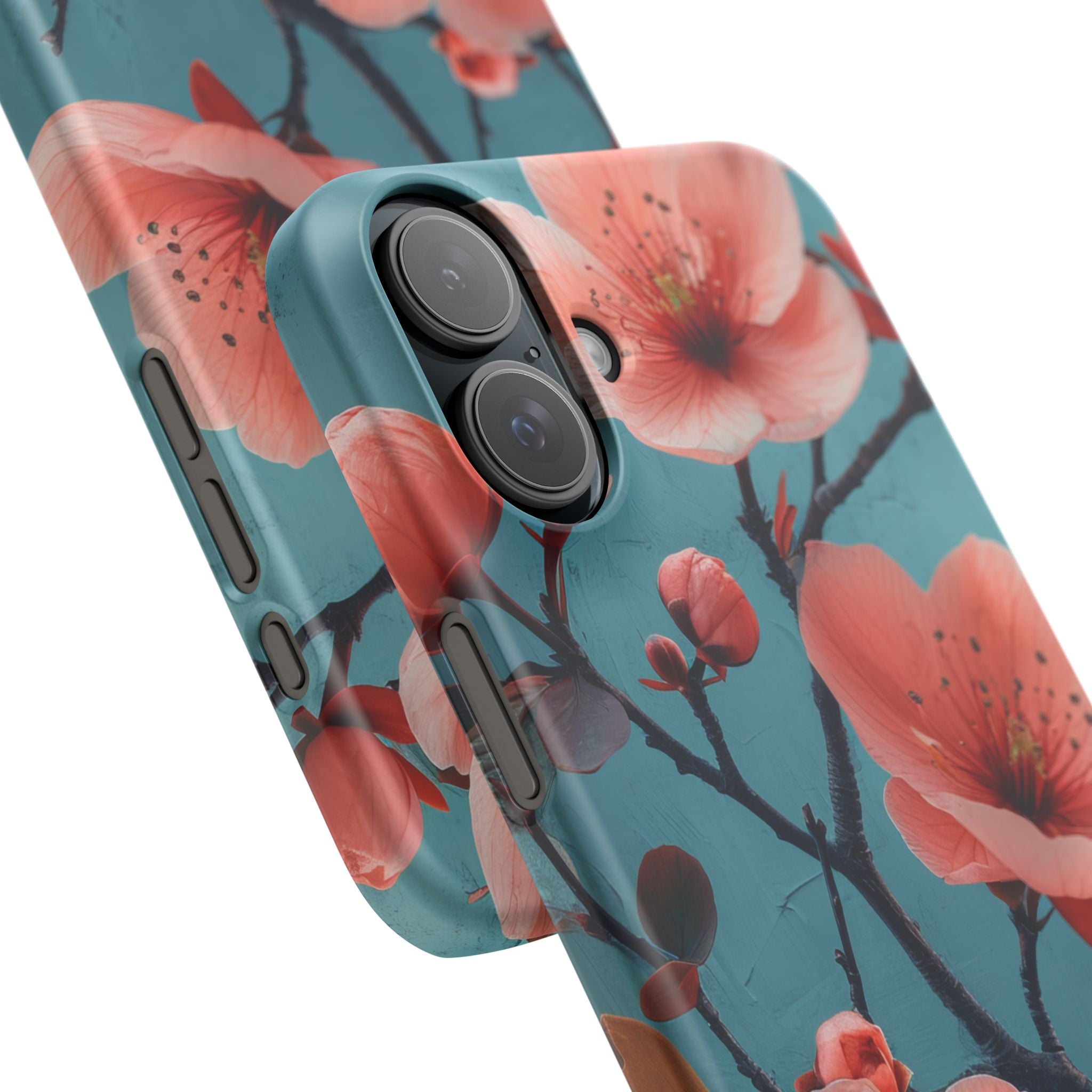 Floral Harmony Burst iPhone 16 - Slim Phone Case