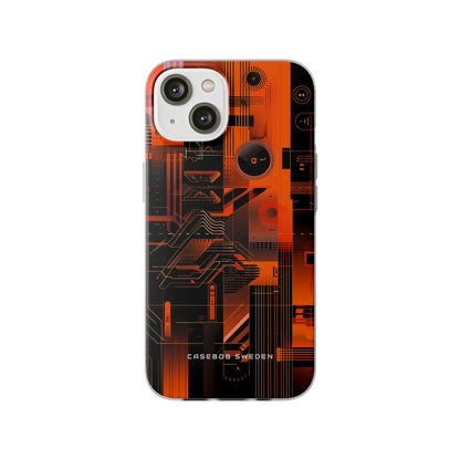 Gradient Circuitburst iPhone 14 - Flexi Phone Case