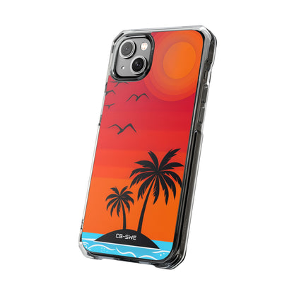 Summer Sunset Silhouettes iPhone Case - Impact