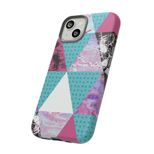 Grunge Triangles - Protective Phone Case