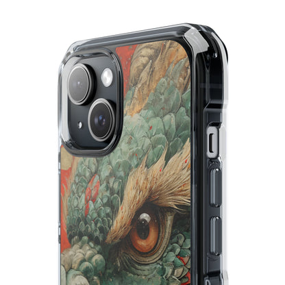 Emerald Dragonflare iPhone 15 Case - Impact