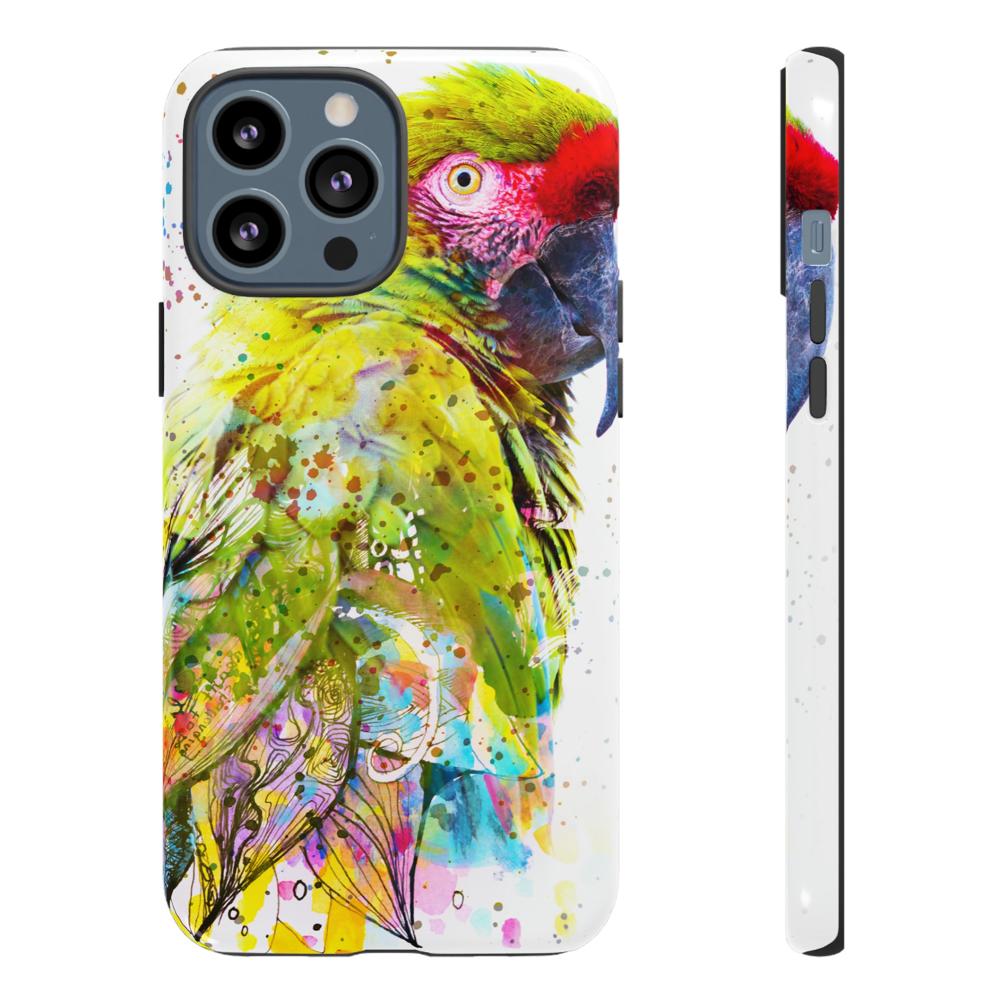 Colorful Parrot - Protective Phone Case