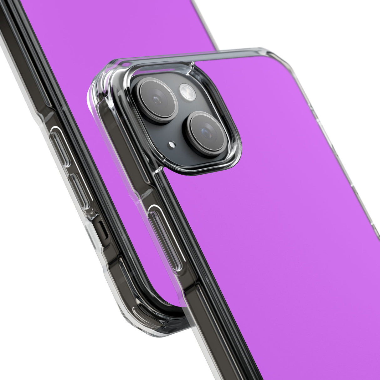 Heliotrope Hue | Handyhülle für iPhone (Clear Impact Case – magnetisch) 