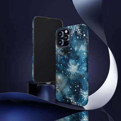Winter Snowflakes Dance - iPhone Case