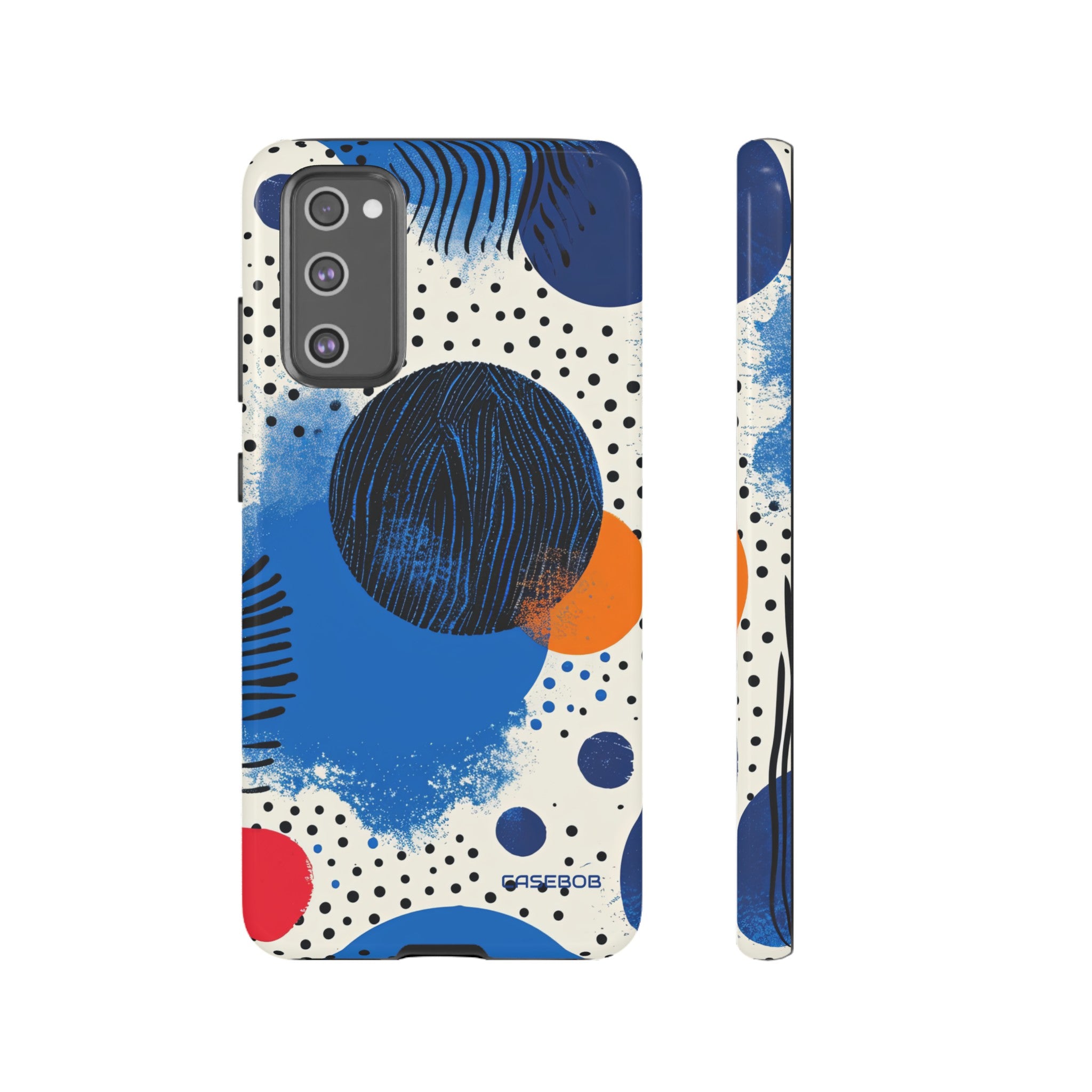 Blue Tranquil Geometry - Protective Phone Case