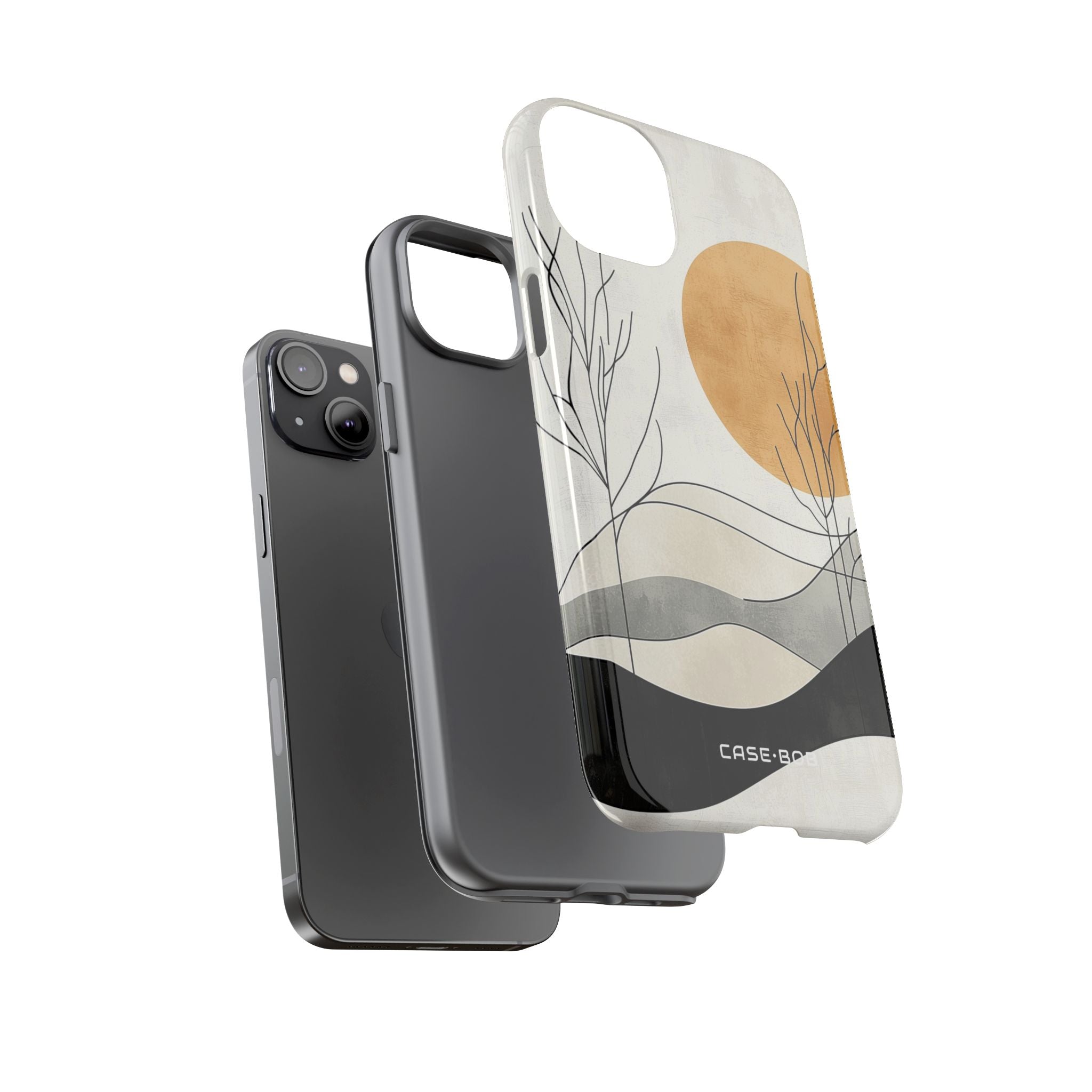 Orange Halo iPhone 14 Plus Case - Tough