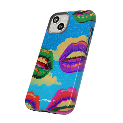 Colorful Lipscape iPhone 14 Case - Tough