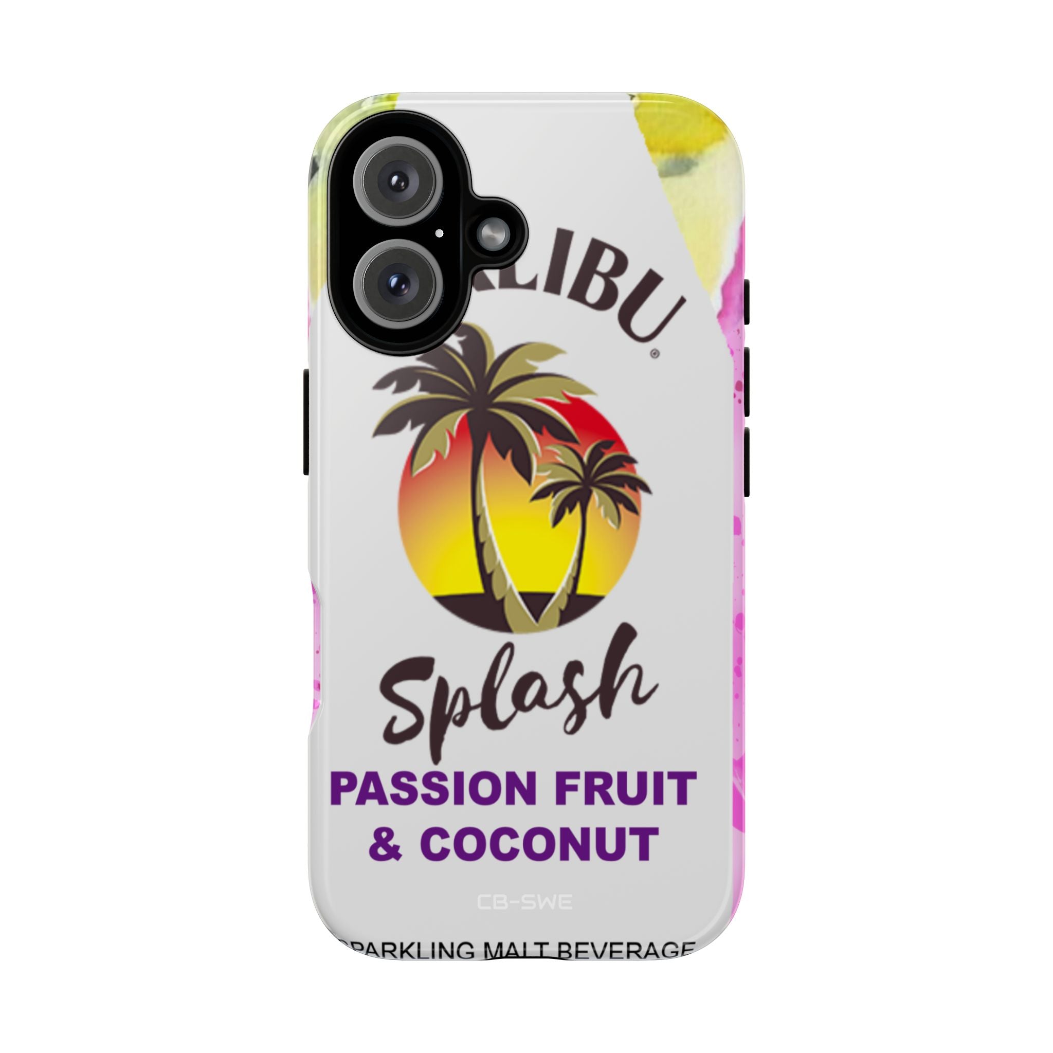 Tropical Sunset Splash - iPhone Case