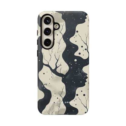 Organic Fluid Silhouettes with Cosmic Depth Samsung S24 - Tough Phone Case