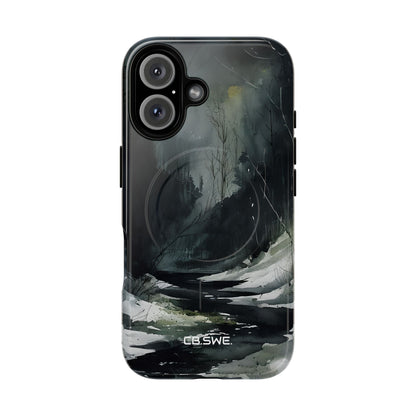 Moody Winter Landscape Watercolor Art Phone Cover iPhone 16 - Tough+