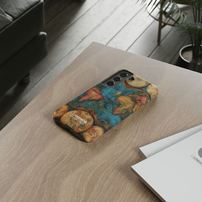 Vintage World Map  Samsung S22 - Tough