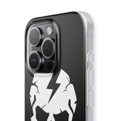 Lightning Skull iPhone 15 Pro Case - Soft